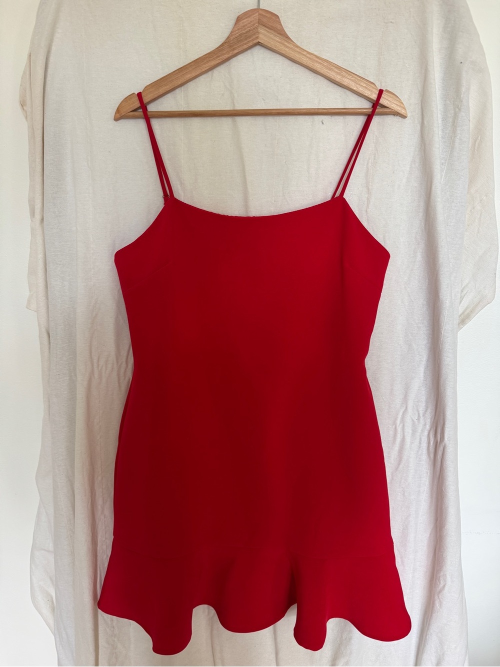 Sugarlips Red Spaghetti Strap Mini Dress
